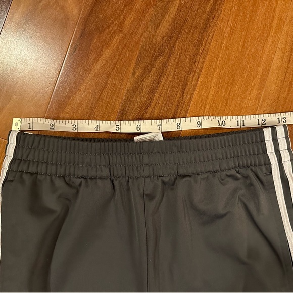 Adidas Boys L 14/16 100% Polyester Gray & White Activewear Pants - Like New! - Picture 5 of 7